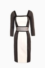 Genevieve - Slim Color Block Dress