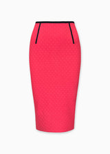 coral/black