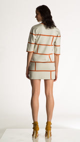 Desirae - 2 in 1 Tunic with Cinderblock Motif