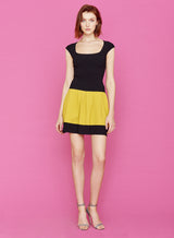 chartreuse yellow/black