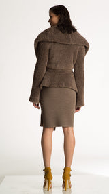 Elizabeth - Double Knit Wool Skirt