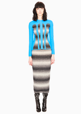 azure blue/tonal grey