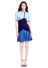 Dorothee - Color Block Short Sleeve Dress