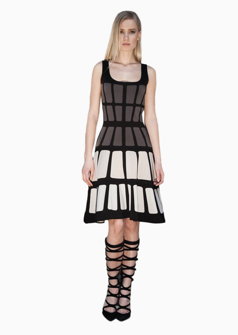 Margaux - Fit and Flare Contemporary Dress