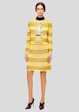 daffodil yellow/black raffia