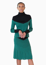 black/pine green