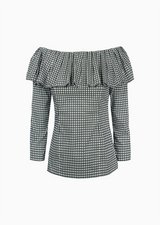 Josilyn - Off Shoulder Cotton Ruffle Top