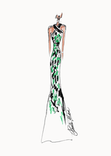 onyx/metallic emerald