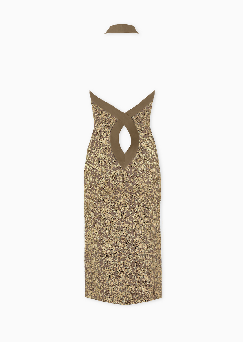 Paula Hian Halter Top Ankle Dress Paula Hian Halter Top Ankle Dress
