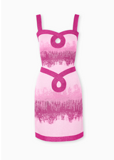 pink/magenta/rose luxury dress