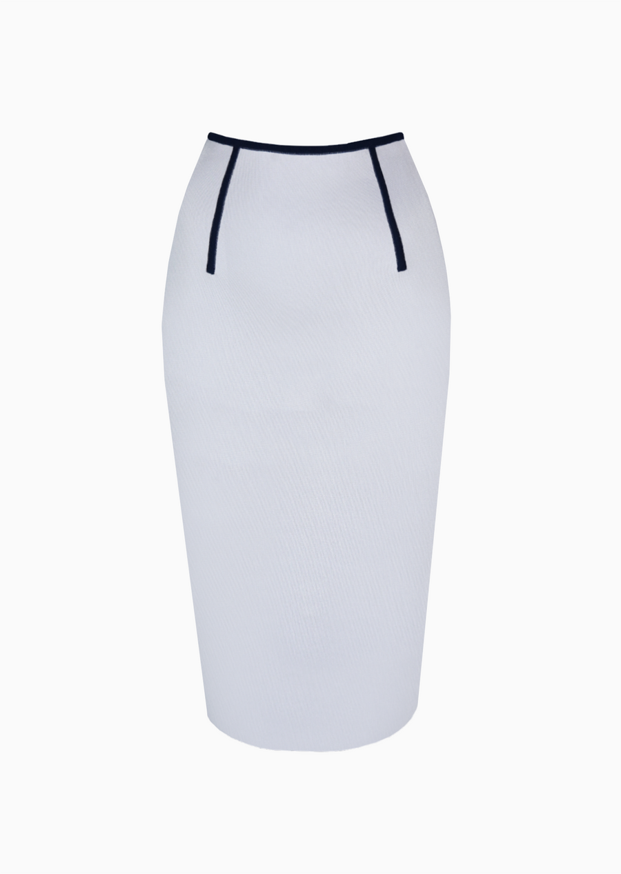 silver/navy blue