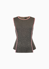 brown/rose foncé trim