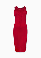 Amandine - Cocktail Dress with Ruched Point Inset Detail