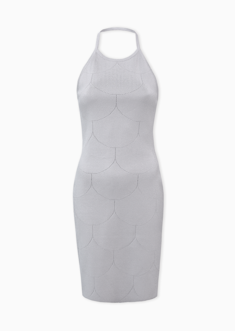 stretch knit halter dress Sculpt Knit Halter Dress