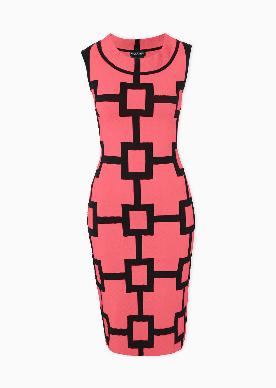 coral/black