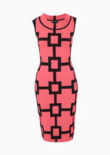 coral/black