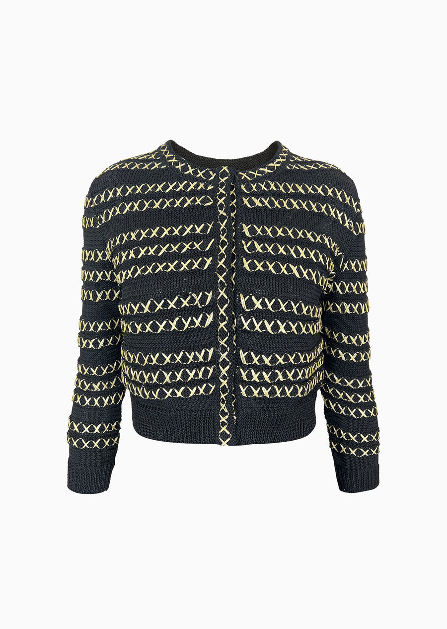 black/sand raffia