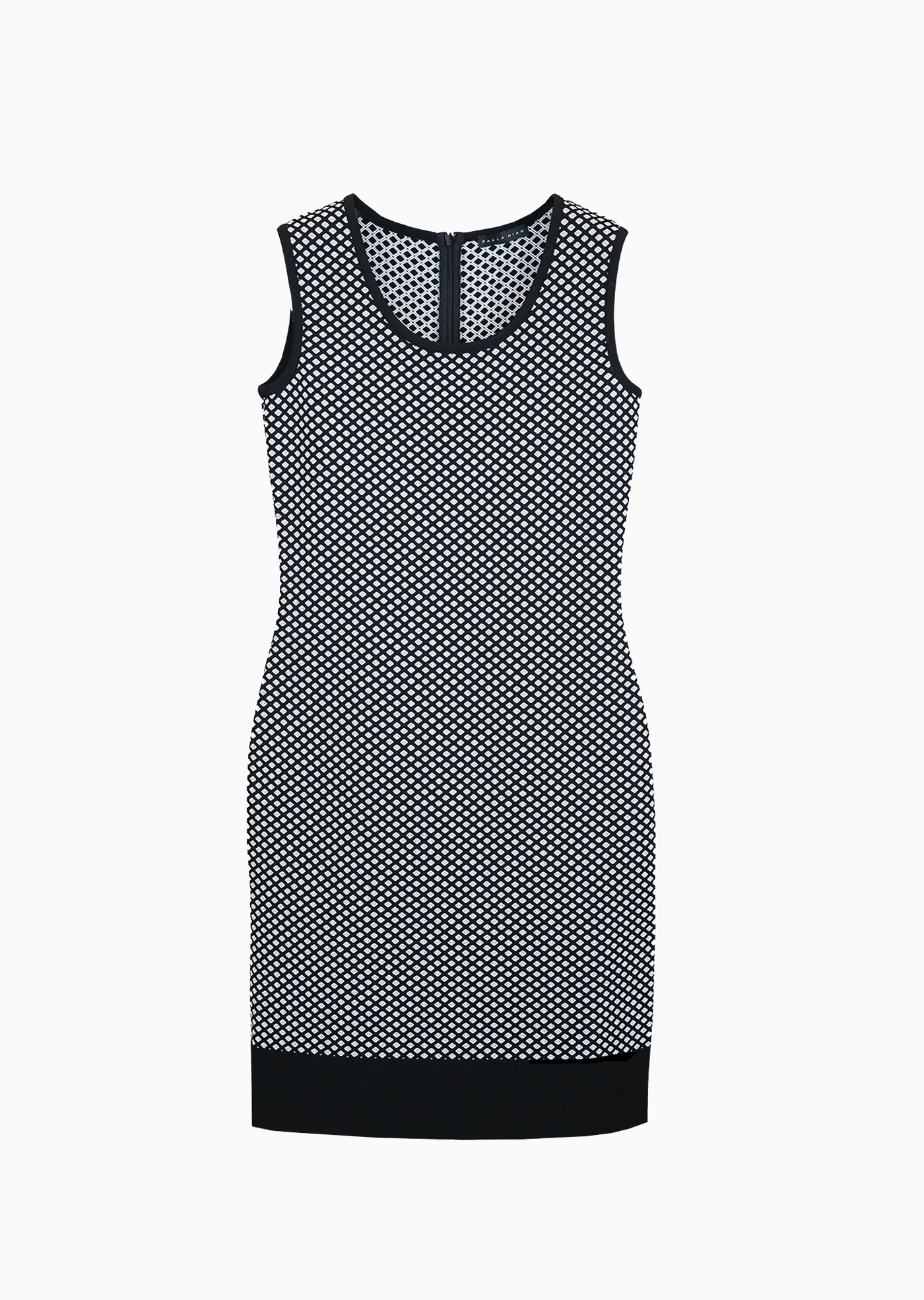 Paula Hian Diamond Pattern Tank Dress M / Black/Black/White Paula Hian Diamond Pattern Tank Dress M / Black/Black/White