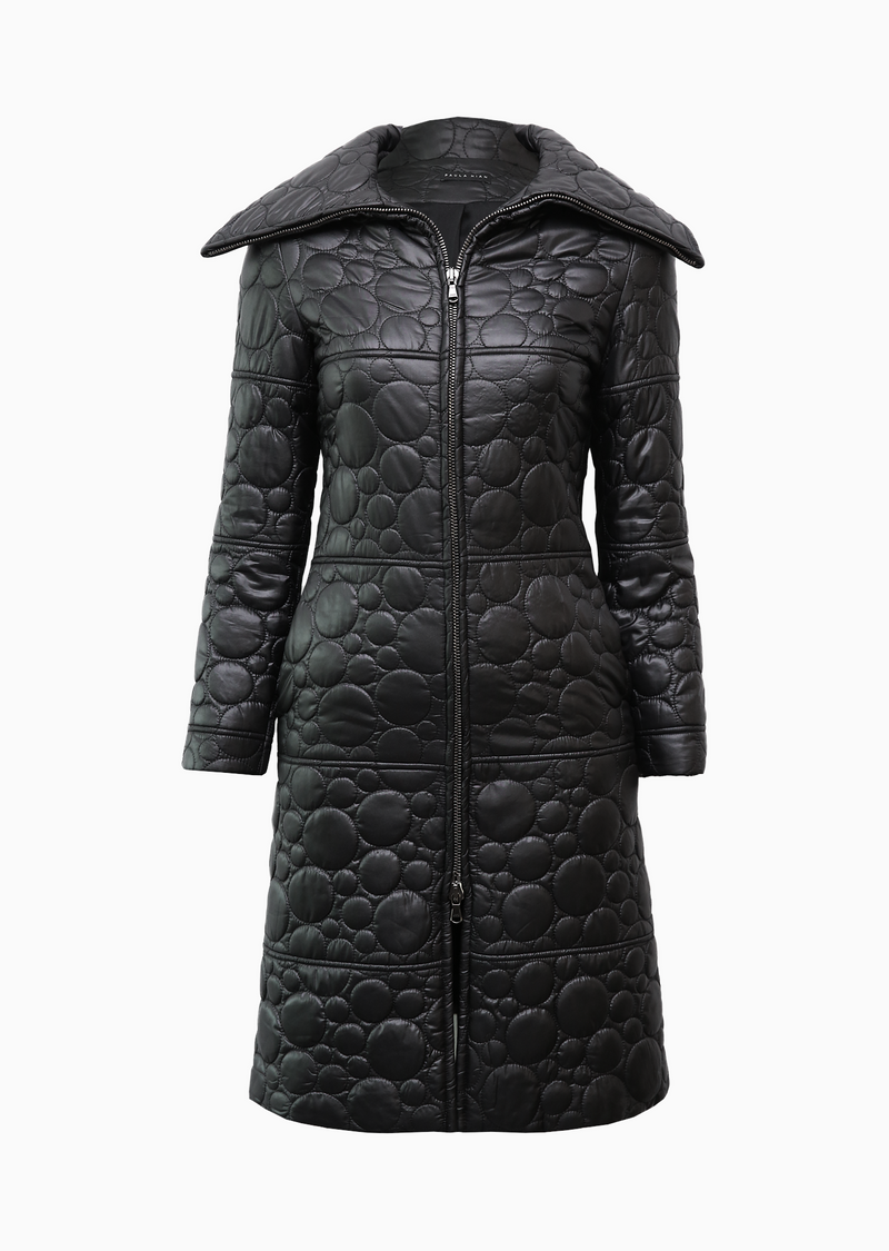 Quilted Circle Winter Coat