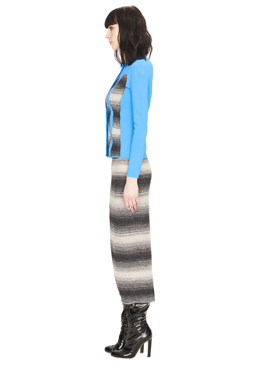 azure blue/tonal grey
