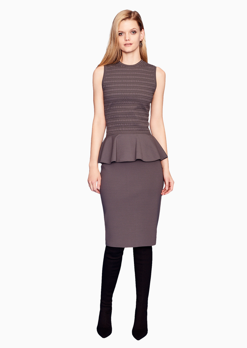 Milano Knit Womens High Waisted White Pencil Skirt Milano Knit Womens High Waisted White Pencil Skirt