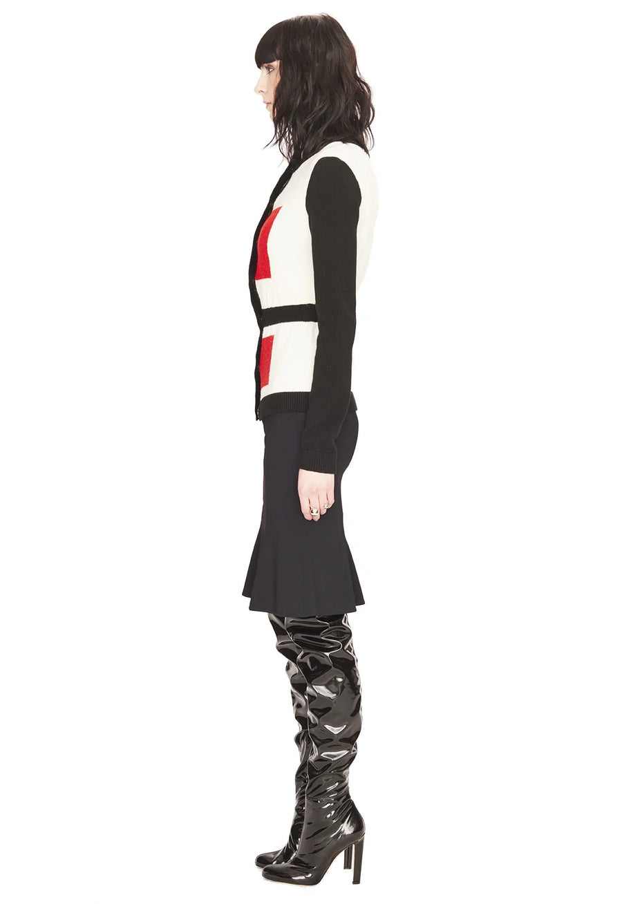 black/creme white/poppy red