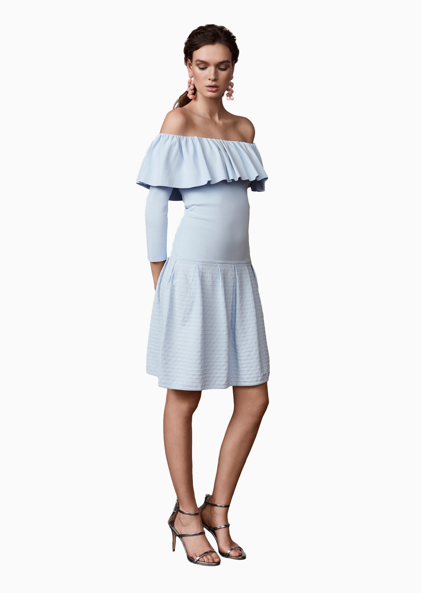 Paula Hian Jaime Off-Shoulder Ruffle Dress