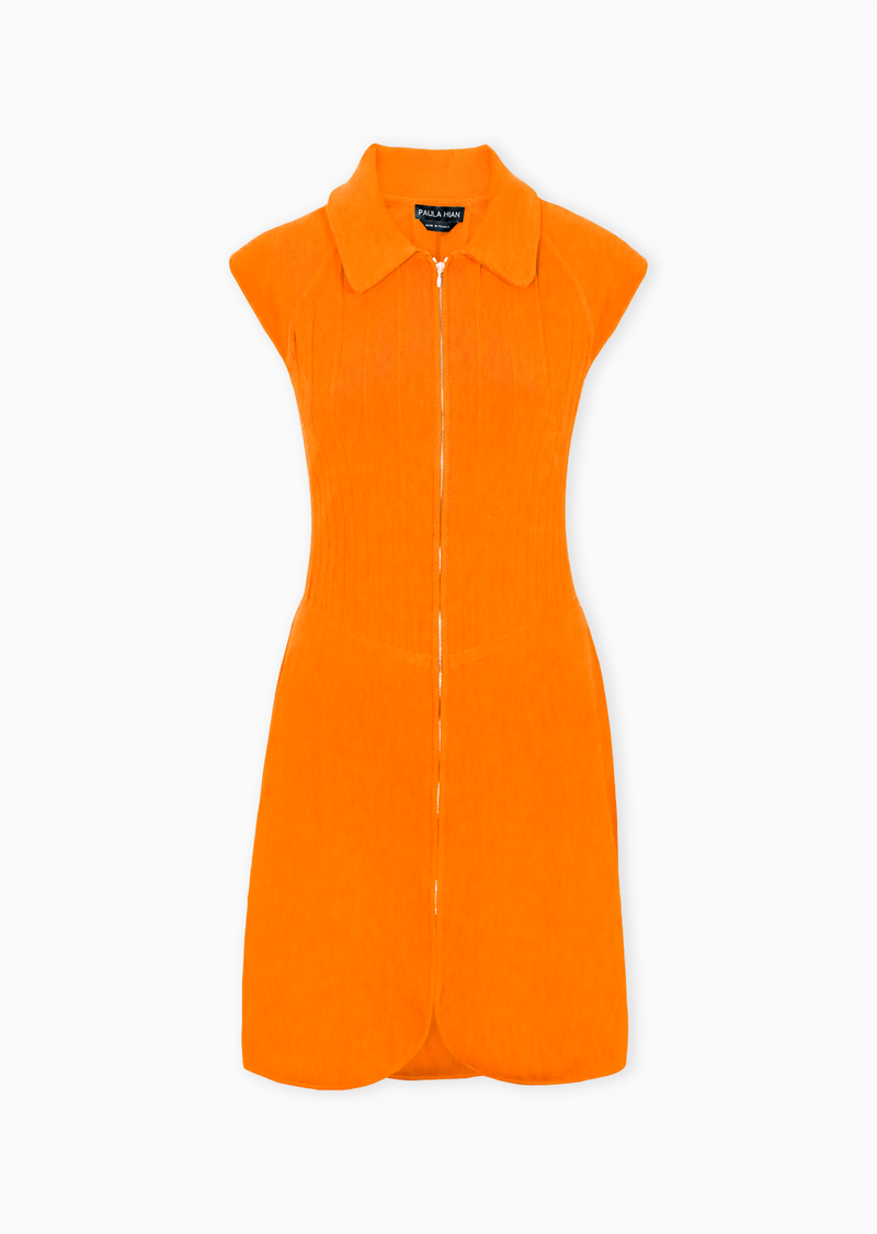 Karcsi - Tennis Dress with Front Feature Zipper Karcsi - Tennis Dress with Front Feature Zipper