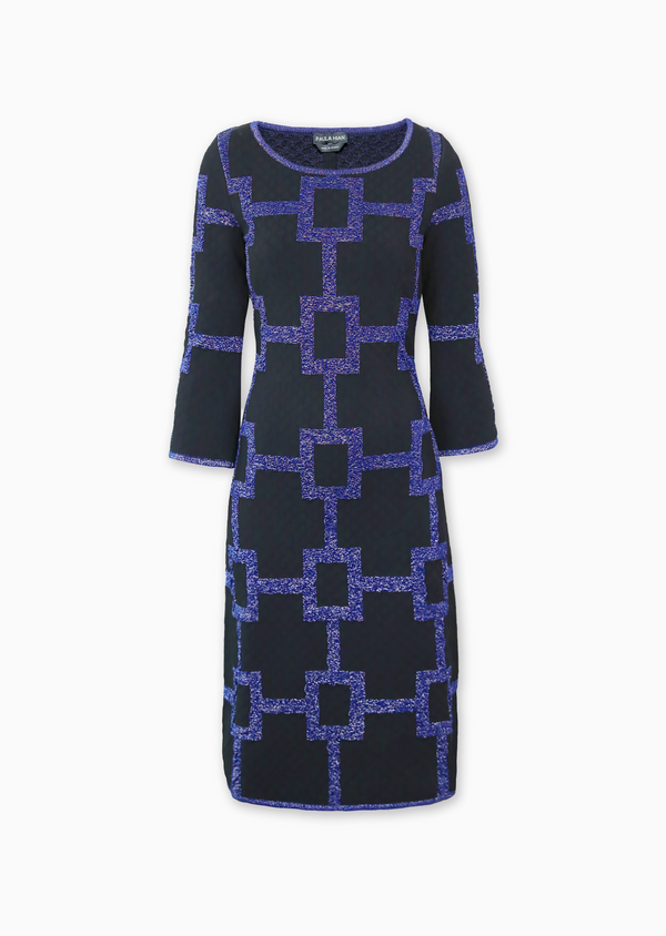 black/metallic blue (geo)