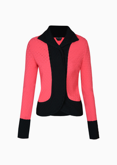 coral/black