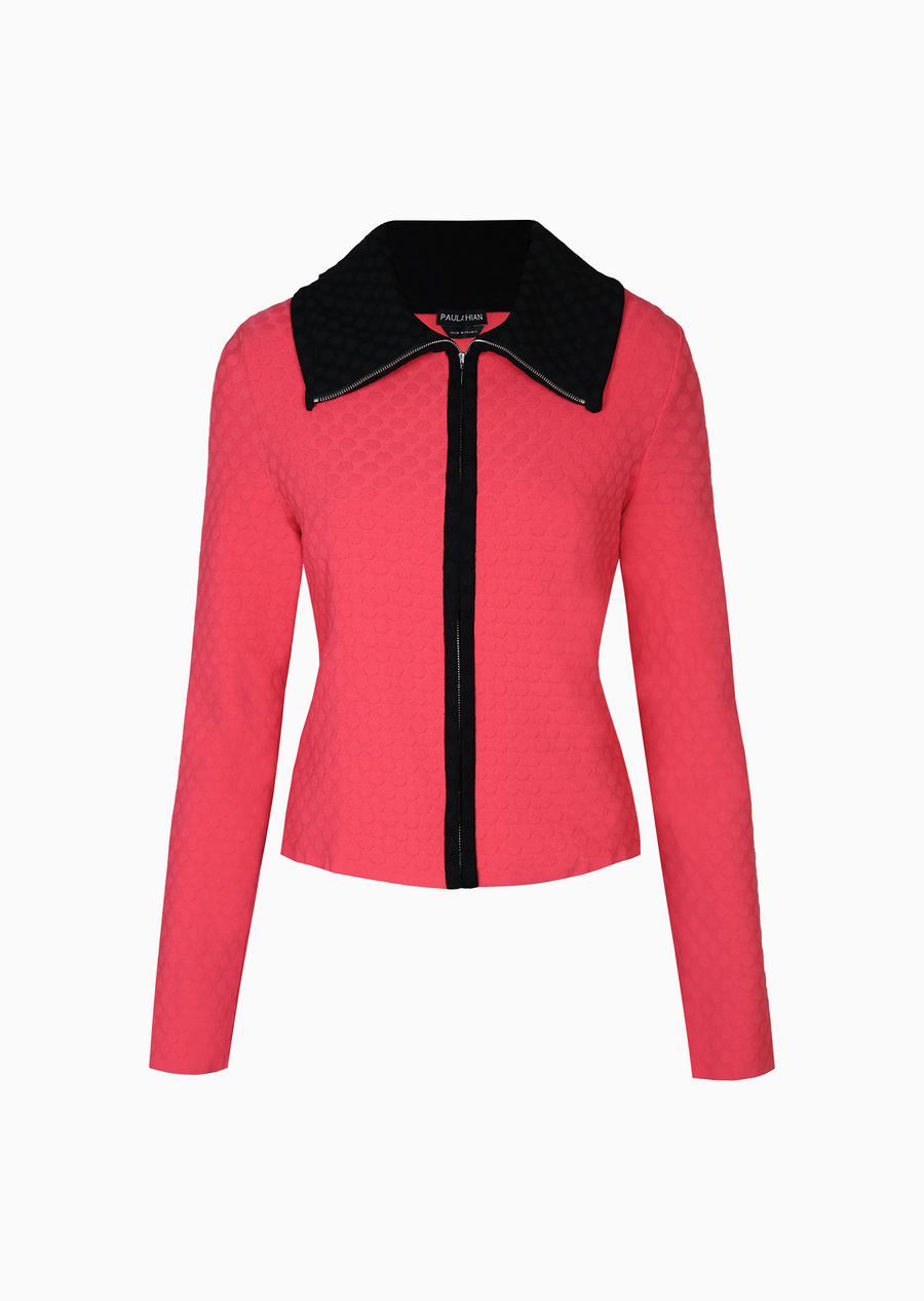 coral/black